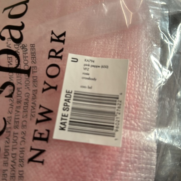 Kate Spade Rosie canvas crossbody pink peppe NWT - Picture 11 of 13